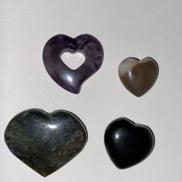 Three Crystal Hearts - Picture 1 of 2